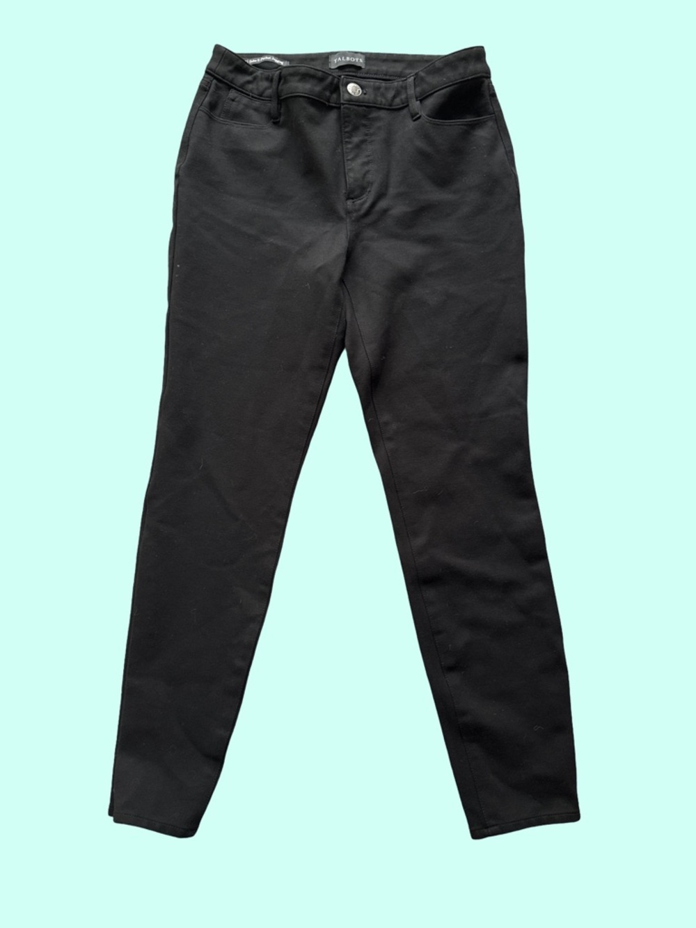 Talbots Black High-Rise Slim Jeans